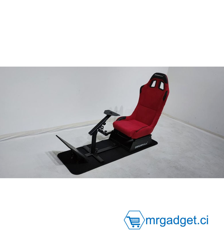Playseat Deadskull - Siège Baquet de Course Modulable, Compatible Logitech G29, Levier de Vitesse, Rouge