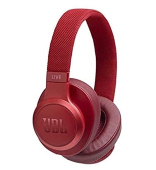JBL Live 500BT - Casque Bluetooth avec Amazon Alexa intégré, commandes d'appel, jusqu'à 30h d'autonomie, Rouge