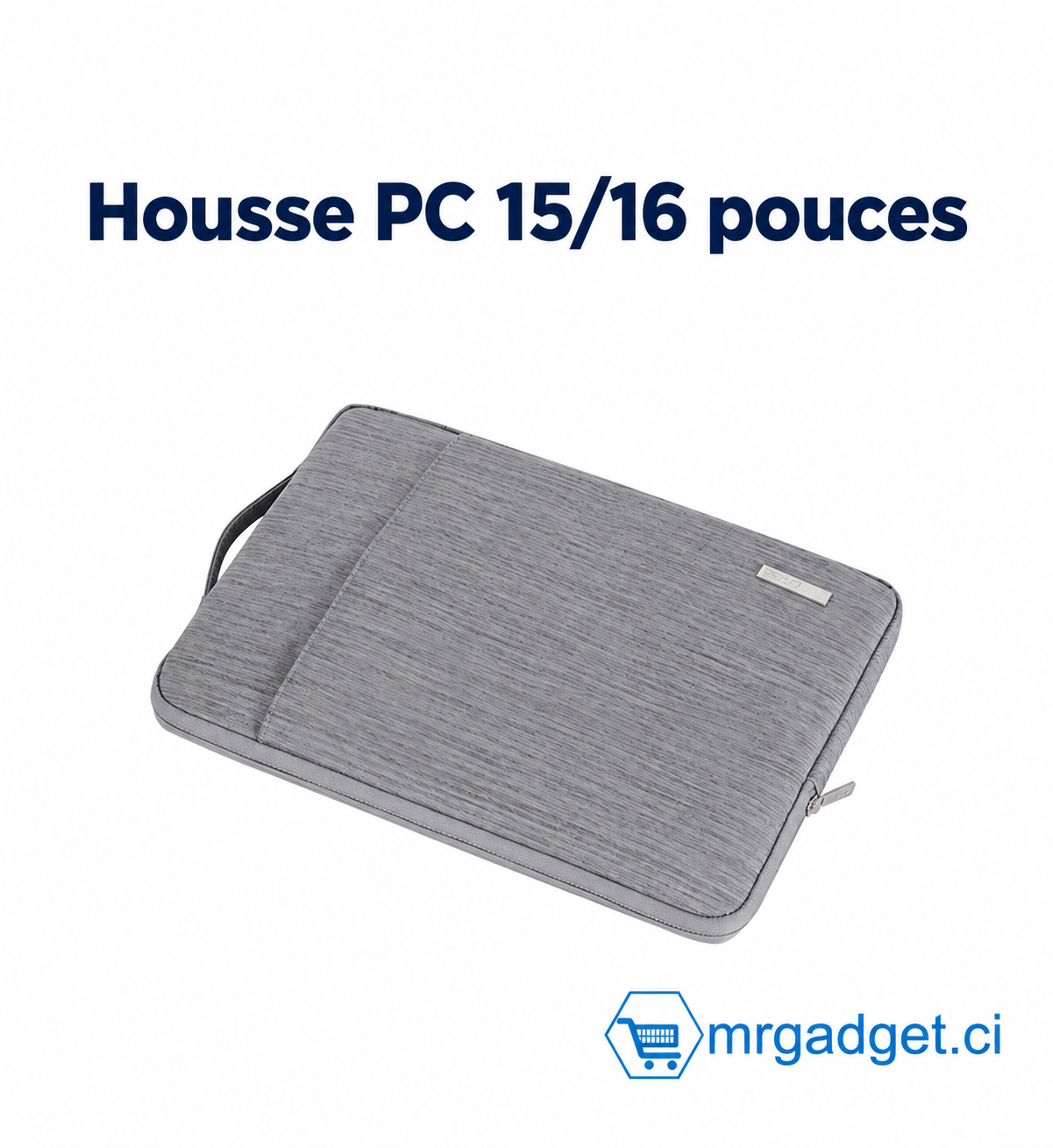 Housse Imperméable pour Ordinateur Portable et MacBook 15"/16", Gris