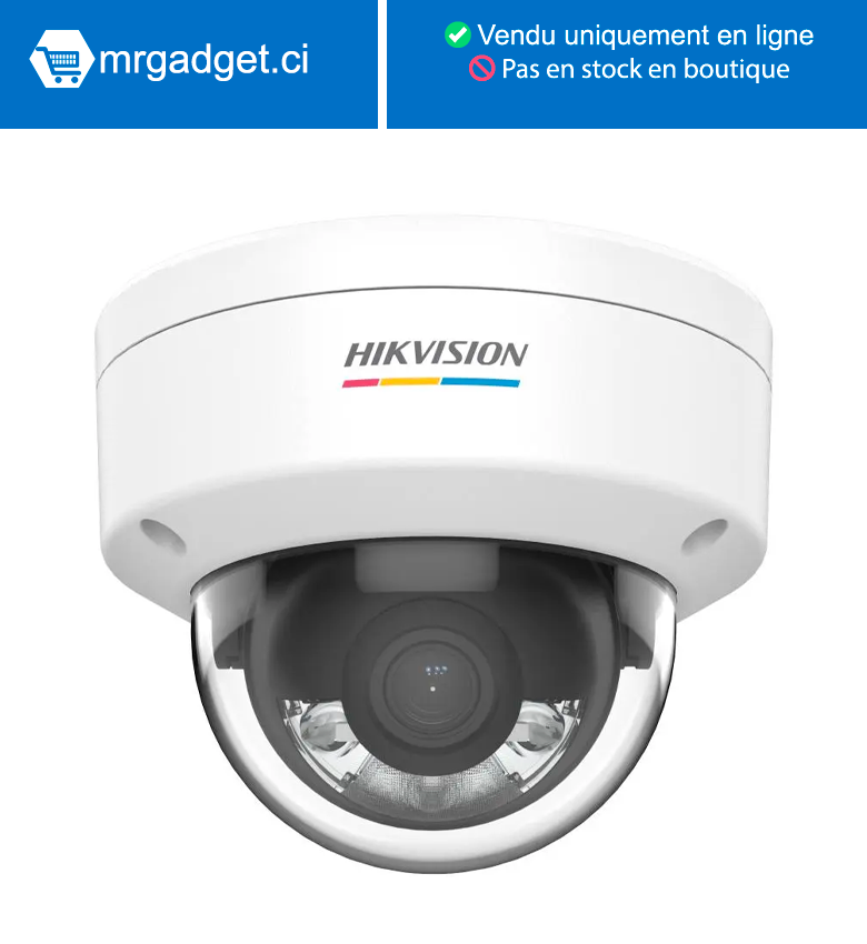 HIKVISION DS-2CD1147G2-L(2.8mm)(O-STD) Caméra réseau à dôme fixe ColorVu MD 2.0 4 MP