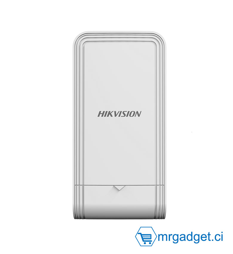 Hikvision DS-3WF1000S-EI-2N - Pont Réseau Sans Fil d'Extérieur 2.4GHz 300Mbps - Portée 1km - Antenne 8dBi - Liaison Point-à-Point & Multipoint - Extension et Borne Réceptrice Supplémentaire - Étanche IP55 - Caméra IP