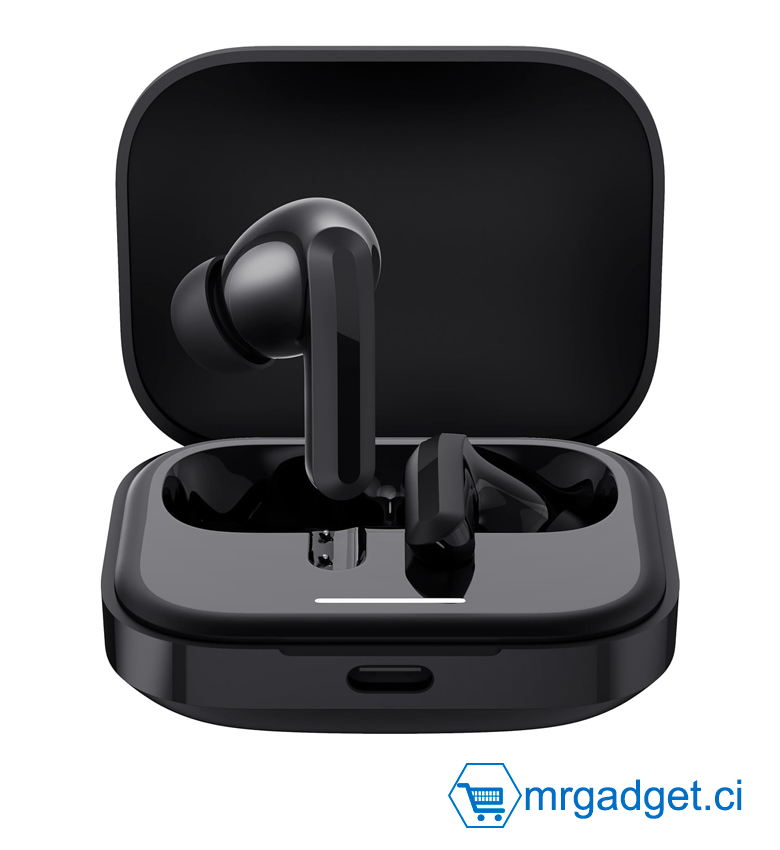 Xiaomi Redmi Buds 5 - Écouteurs Bluetooth avec réduction de bruit IA, jusqu'à 40h d'autonomie, connexion double appareils, haut-parleur 12,4 mm, Noir