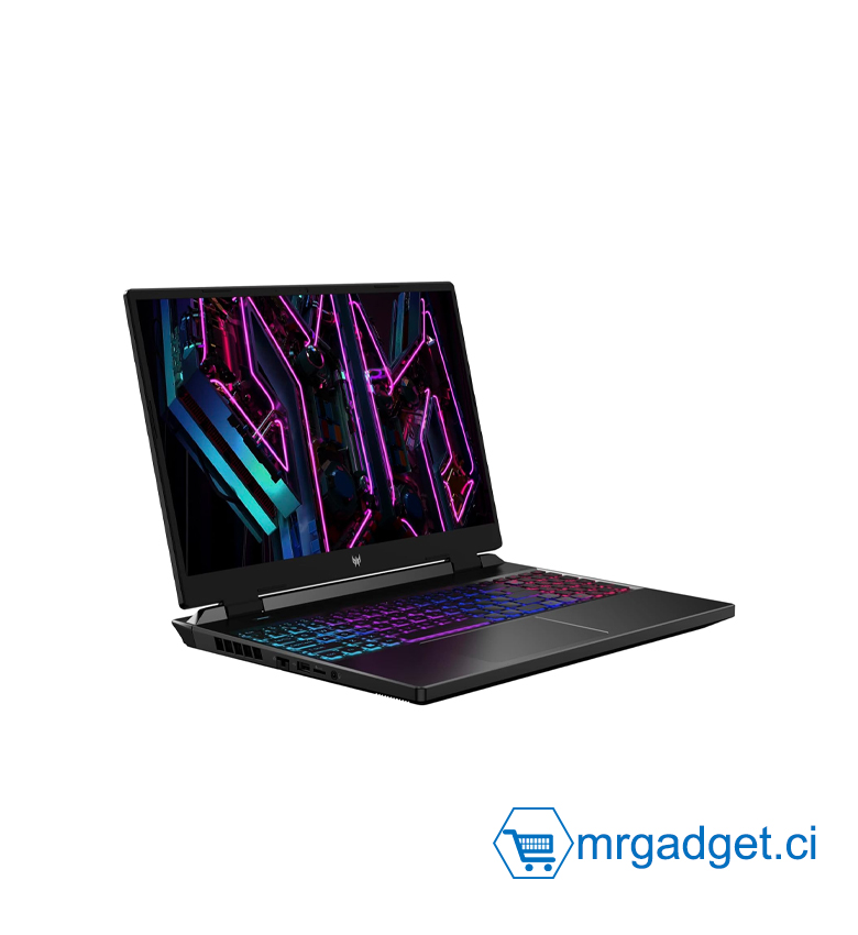 Acer Predator Helios Neo 16 - PC Portable Gaming 16" IPS 165 Hz, Core i9-13900HX, RTX 4070 8 Go, 16 Go RAM, 1 To SSD, Windows 11, Noir
