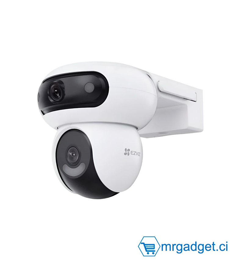 EZVIZ CS-H90 (4MP+4MP, 2,8 mm/6 mm, Caméra extérieure contrôlable  vision nocturne couleur, IP65) - Suivi automatique - intelligence artificielle et vision couleur de nuit