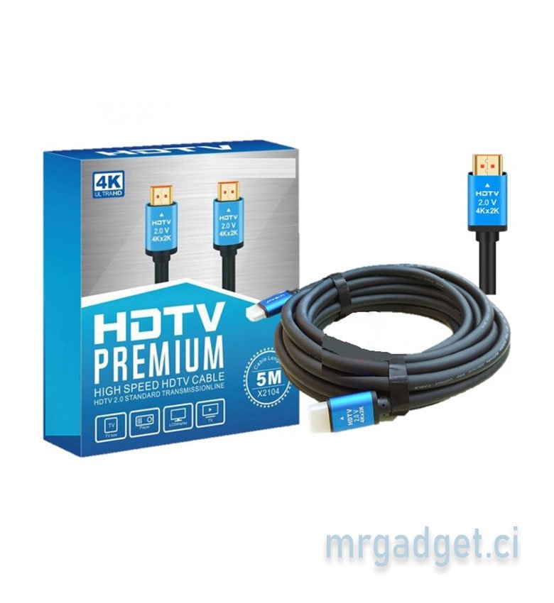 Cable HDMI  5 mètres