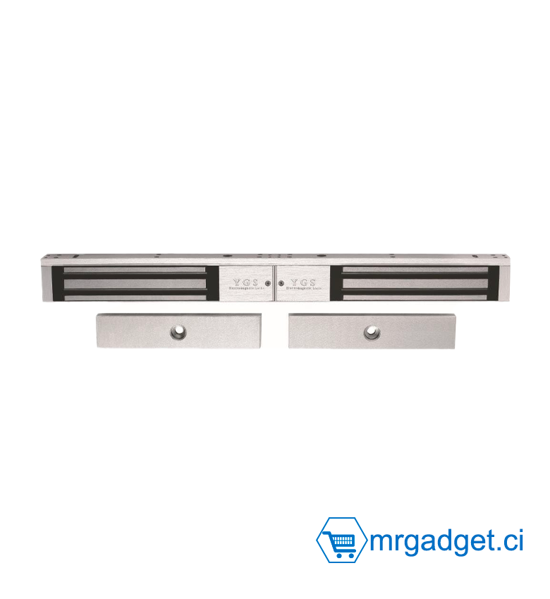 Ventouse Électromagnétique HIKVISION DS-K4H258D – 280 KG x 2, pour Porte Double