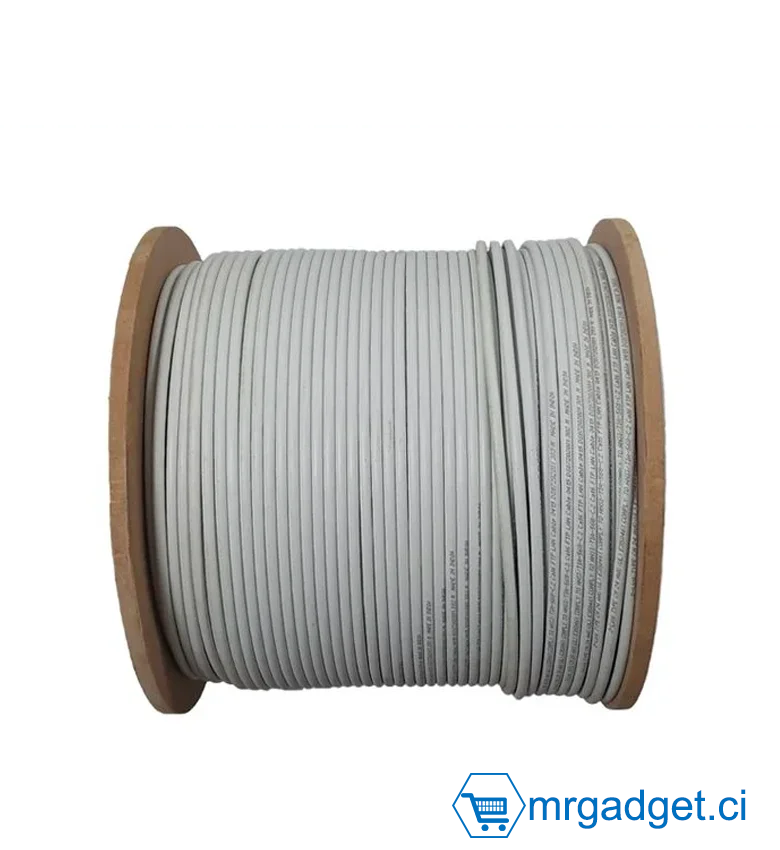 VELANI - Câble reseau CAT6A  FTP (blindé) - 500m Outdoor/ Indoor - Haut qualité