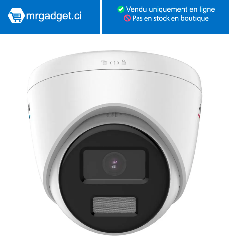 HIKVISION DS-2CD1327G2-L(2.8mm)(O-STD) Caméra dôme en plastique IP filaire 1080p Full HD Pixels 2MP  (Blanc)