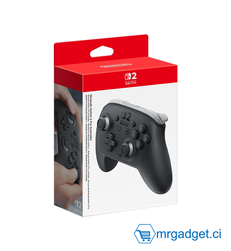 Nintendo Manette Pro Controller Switch 2 - Manette Pro pour NINTENDO SWITCH 2  - NOIR