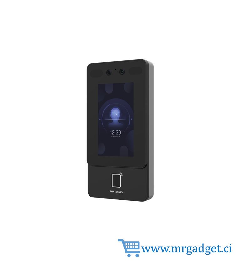HIKVISION DS-K1T342MFWX - interphone vidéo (écran vendu séparément)   - Contrôle accès - Authentification par Reconnaissance faciale  - Empreinte digitale - Carte RFID/MiFare