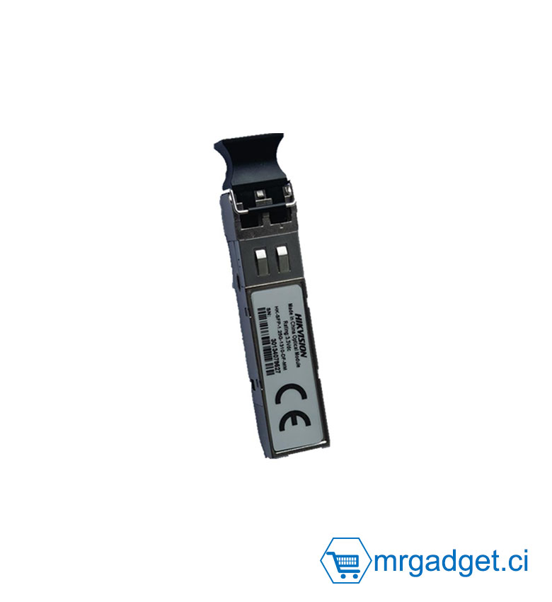Hikvision HK-SFP-1.25G-850-DF-MM - Module SFP Fibre Optique Multi-Mode Gigabit - Longueur d'onde 850nm - Connecteur Duplex LC - Distance 550m - Idéal pour Liaison Switchs et Enregistreurs NVR