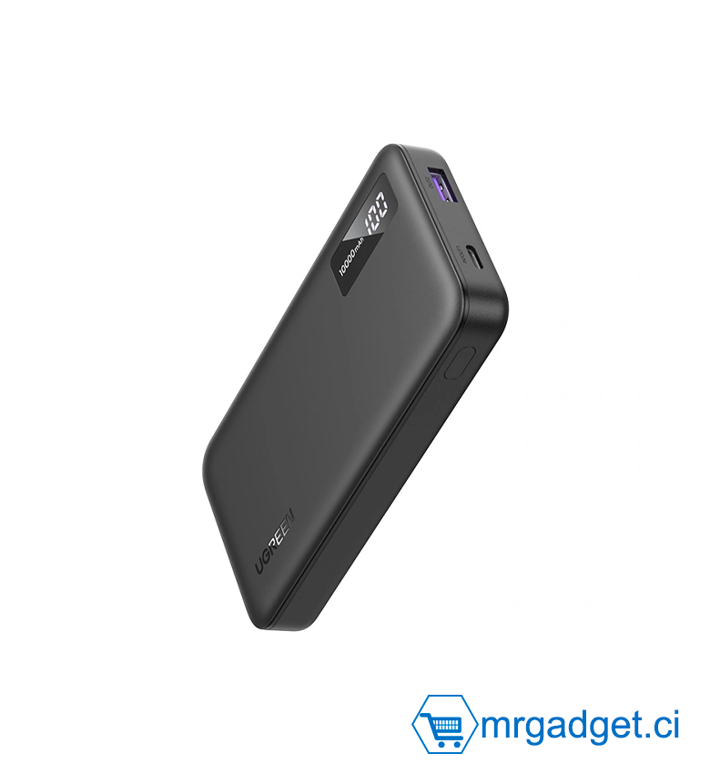 Power Bank Slim 20W Batterie externe à double charge rapide 10000mAh USB C PD 3.0 Compacte et légère  à Affichage numérique pour iPhone 16 Pro Max, iPad, AirPods, Galaxy S25 Ultra, Pixel - UGREEN XPB311 25742  #10188