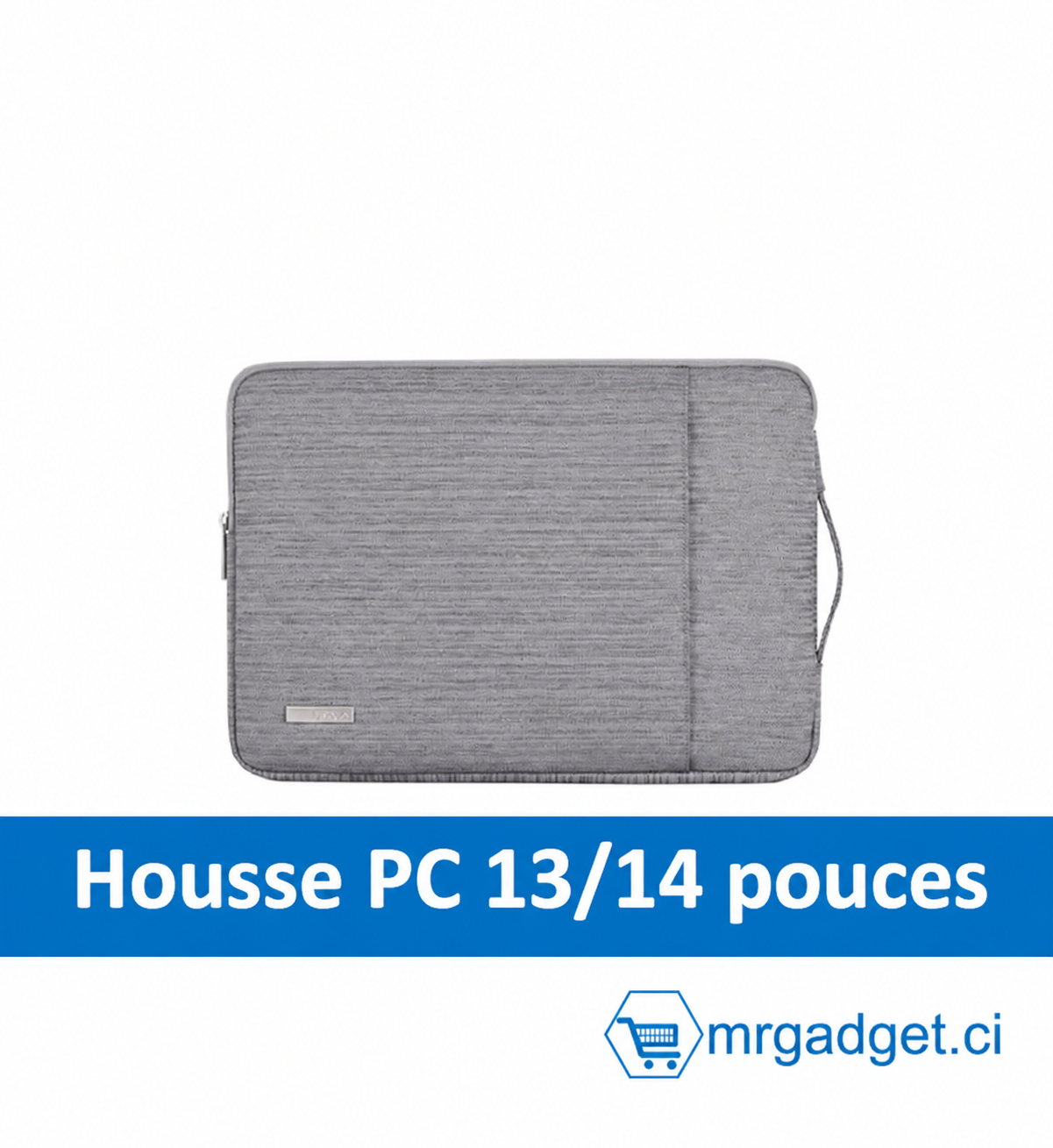 Housse Imperméable pour Ordinateur Portable et MacBook 13"/14", Gris