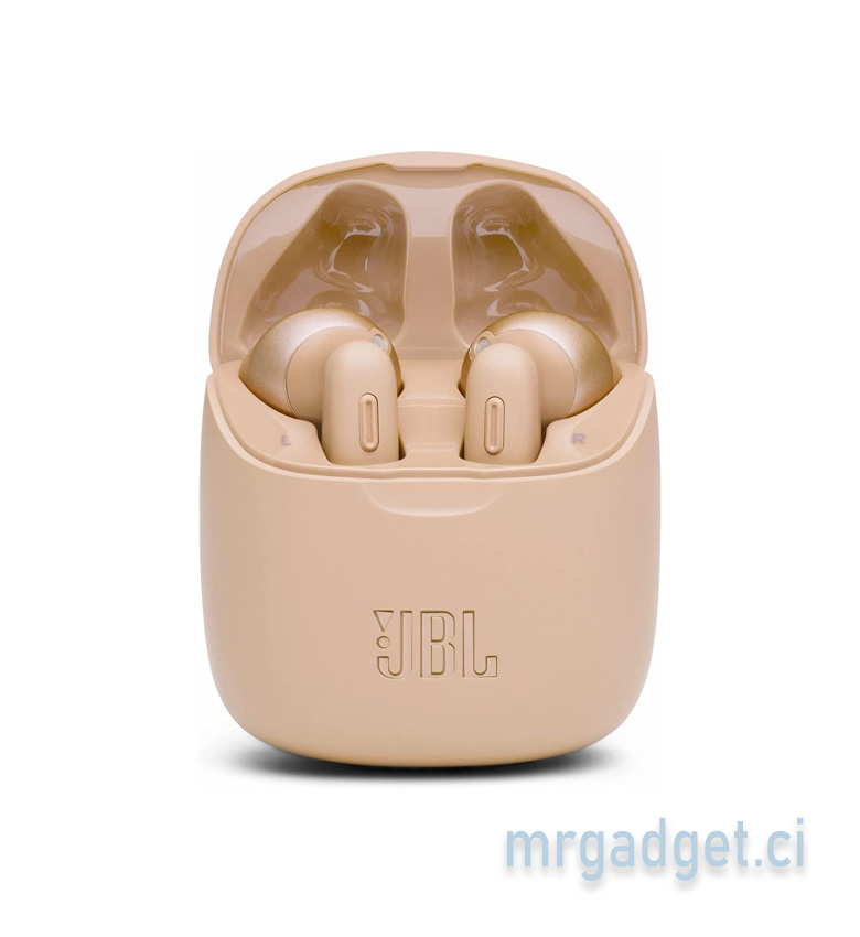 JBL Tune 225TWS - Écouteurs Bluetooth sans fil, Or