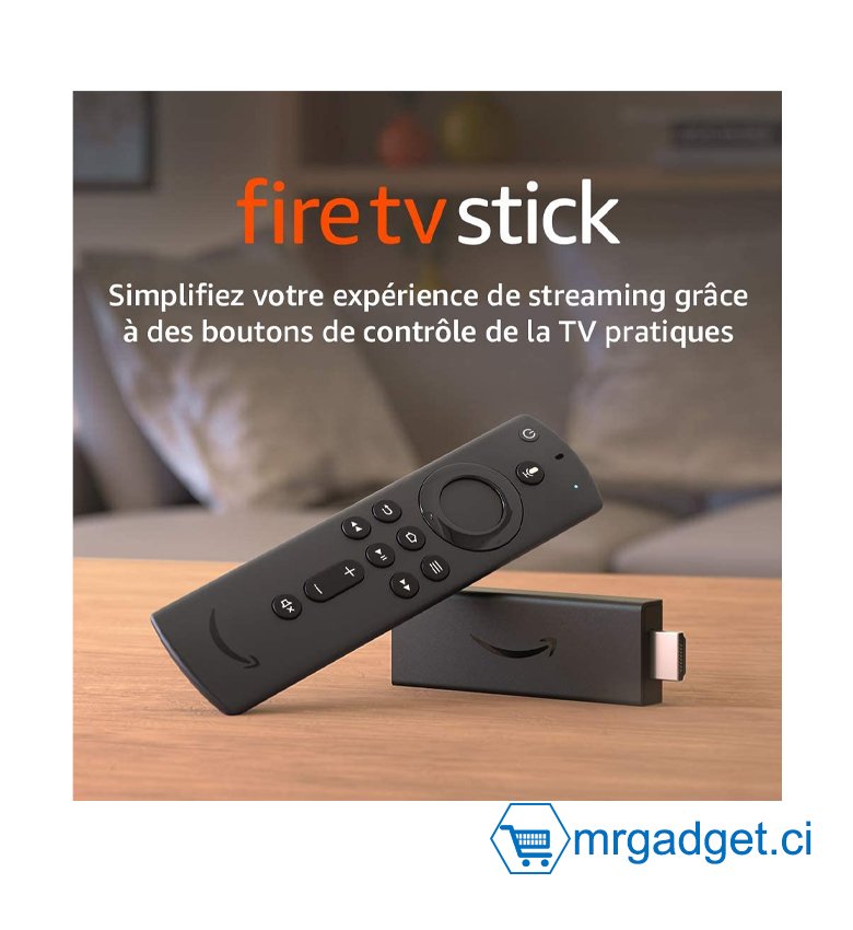 Fire TV Stick | Avec télécommande vocale Alexa (avec boutons de contrôle de la TV), Son Dolby Atmos,