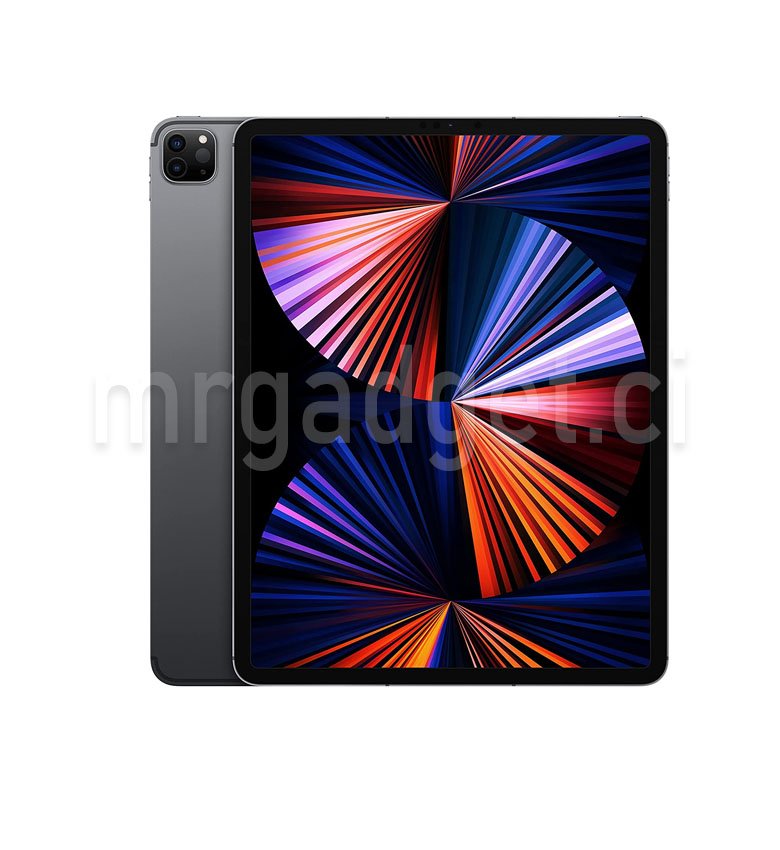 Tablette tactile iPad Pro 12,9" Puce Apple M1 128 Go Wifi + Cellular 2021 5e génération Gris sidéral