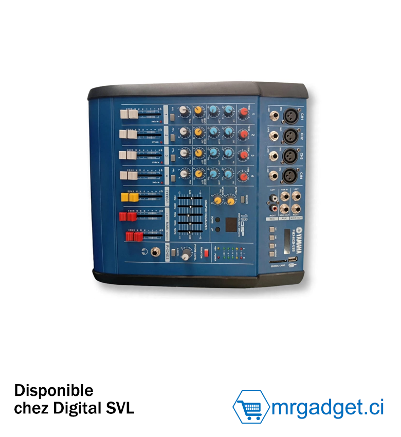 Table de mixage ampliée YAMAHA PMX402D-USB 4 Canaux +USB+DSP