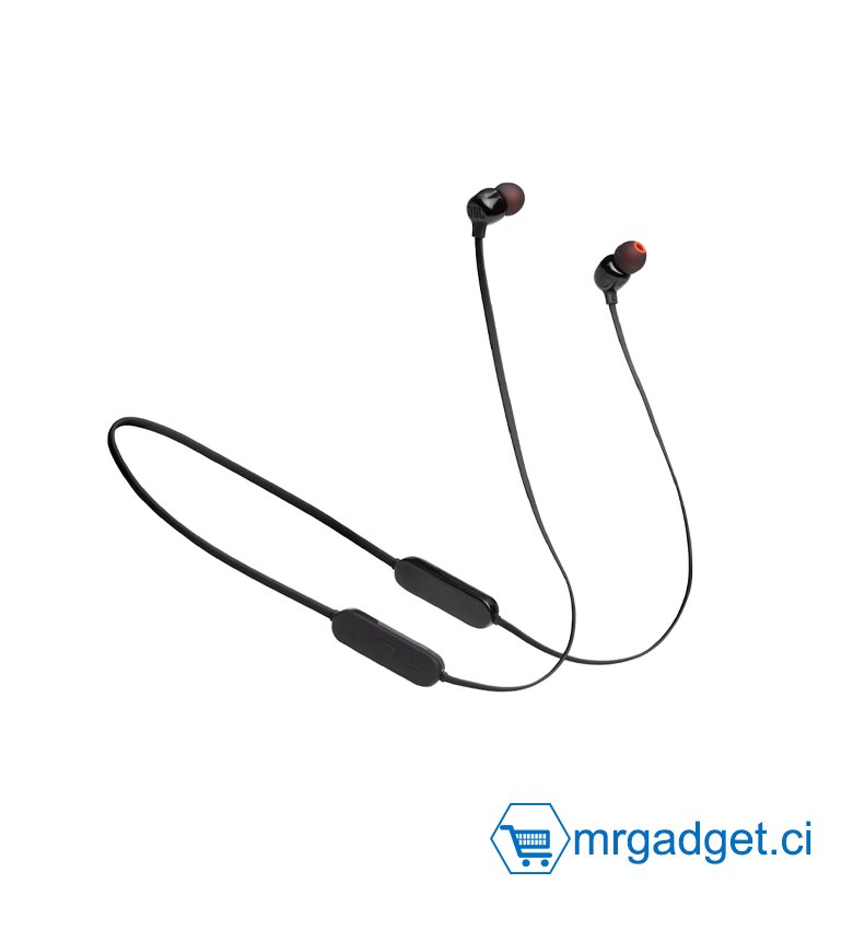JBL Tune 175BT, Écouteurs intra-auriculaires Bluetooth sans fil avec micro, Pure Bass Sound, 14 heures de lecture, connectivité multipoint, prise en charge de l'assistant vocal, Bluetooth 5.0 (noir)