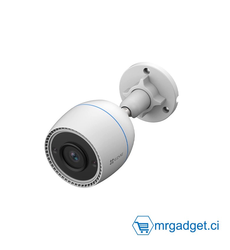 EZVIZ C3TN Caméra de sécurité extérieure / intérieure  1080p CCTV Wi-Fi avec vision nocturne à 30 m, détection de mouvement, étanchéité IP67, compatible avec Alexa, Google Home (C3TN 1080P)