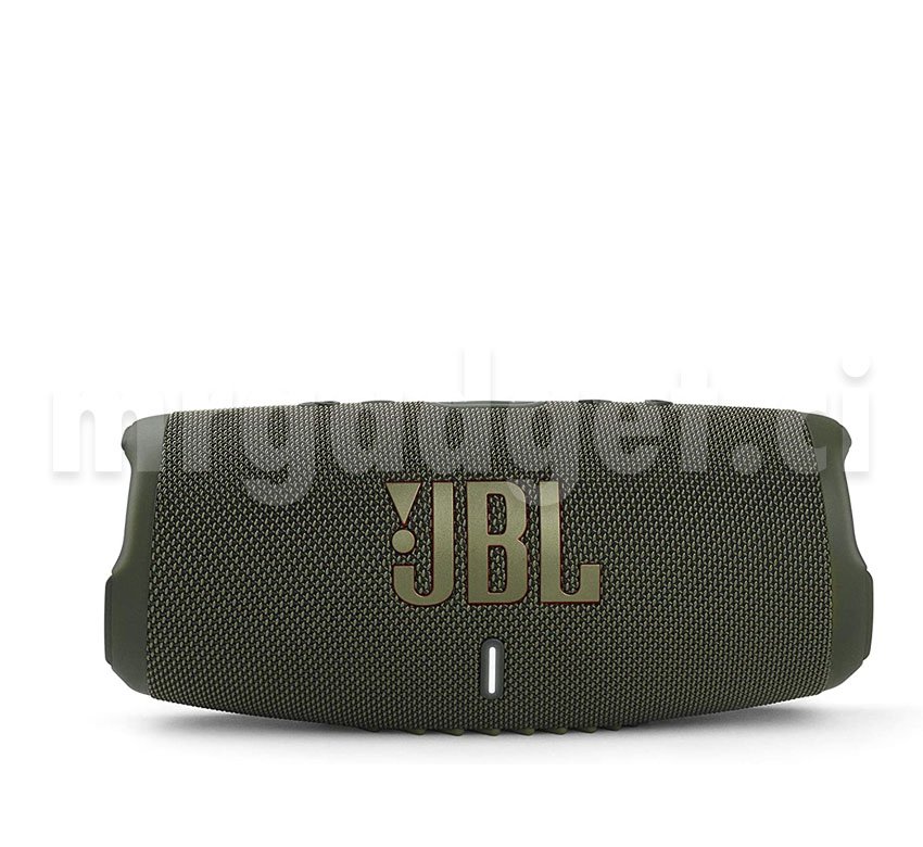 JBL Charge 5 – Enceinte portable Bluetooth avec chargeur intégré – Son puissant et basses profondes – Autonomie de 20 hrs – Etanche à l’eau et à la poussière –Vert