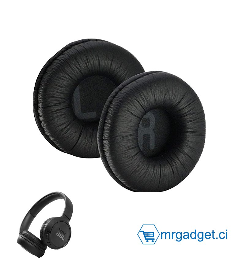 Coussinets JBL TUNE 510  -Coussinets Remplacement pour Casques JBL TUNE 510 BT  , Noir