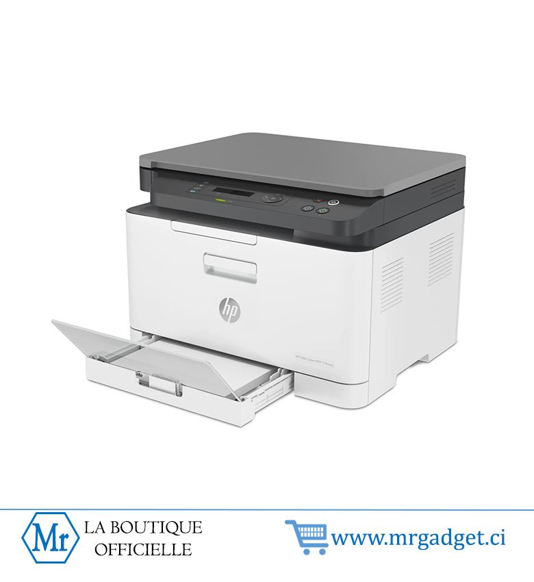 HP Laser MFP 178nw - imprimante couleur sans fil -  Impression, copie, numérisation - Blanc