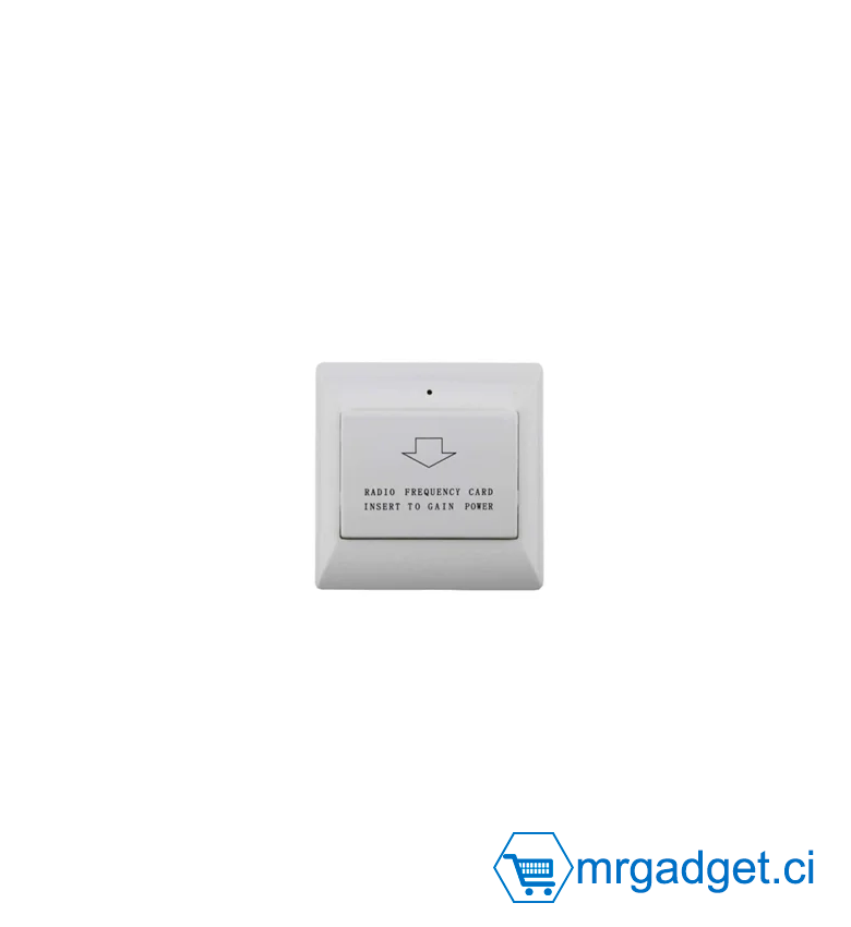 YGS  FK002 - ENERGY SAVING - Économiseur d'énergie 220V - 30A - Carte Mifare  / RFID -  prise en compte du temps imparti - Commutateur de carte magnétique à économie de puissance pour l'hôtel