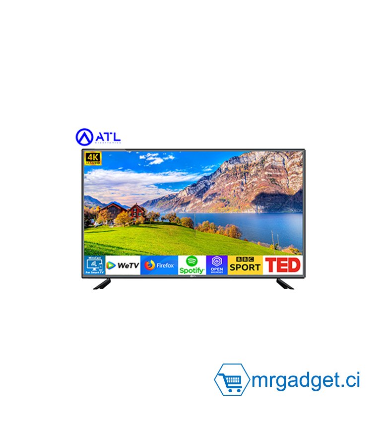 ATL TV LED ATL 43"/ SMART TV/  Full HD/ Décodeur intégré / WI-FI