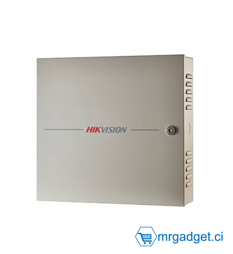 Hikvision DS-K2602T - Contrôleur d'Accès Réseau IP 2 Portes - Supporte 4 Lecteurs (RS-485/Wiegand) - Protocole OSDP Haute Sécurité - Capacité 100 000 Cartes - Idéal pour Centralisation de Bureaux et Résidences