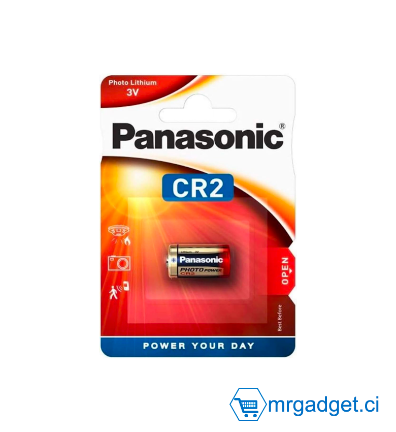 Panasonic - Pile lithium CR2 (3V)