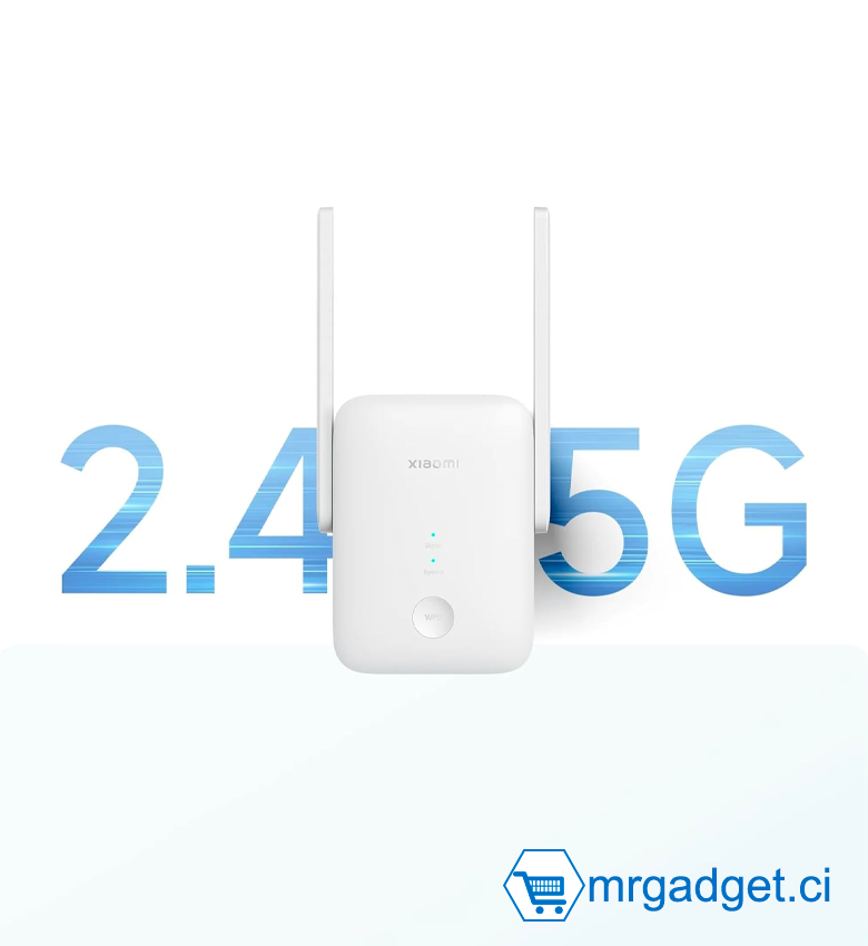 Repeteur Wi-Fi Xiaomi AX1500 | Dual Band Wi-Fi 6 - Port GIGABIT