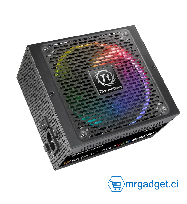 Thermaltake SMART – Alimentation PC – 850W – Éclairage RGB