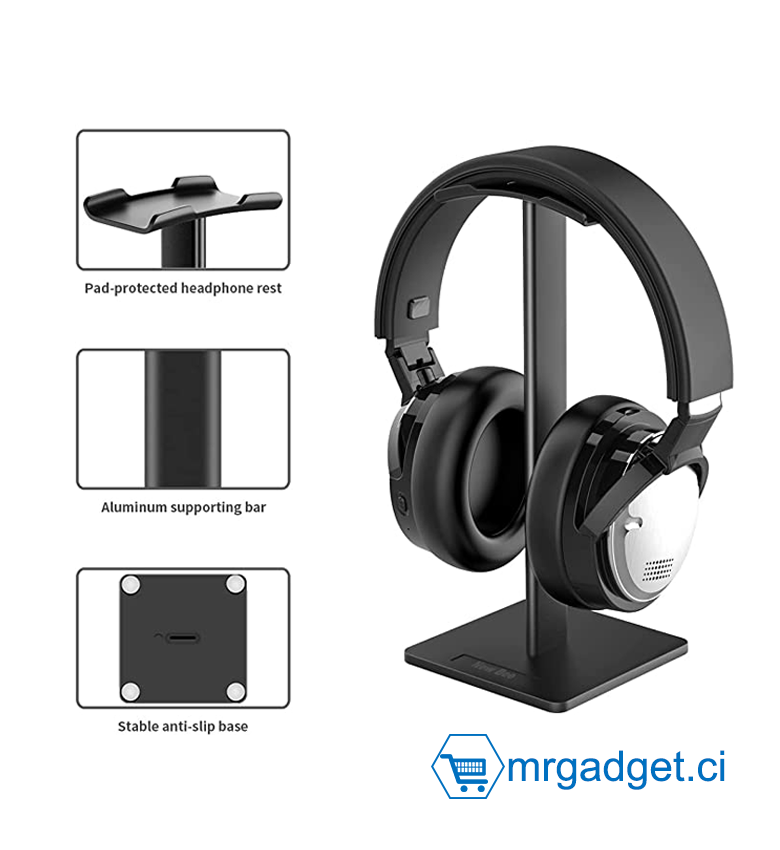 New bee   Support pour Casque Gaming  avec ba