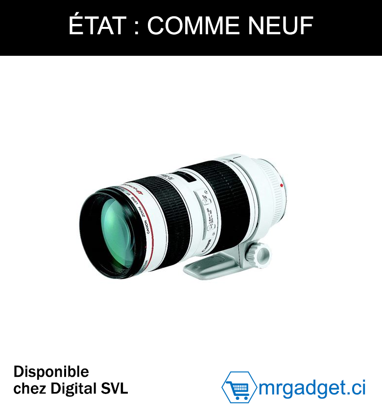 Objectif Canon EF 70-200mm f/2.8L USM – Téléobjectif Zoom Professionnel