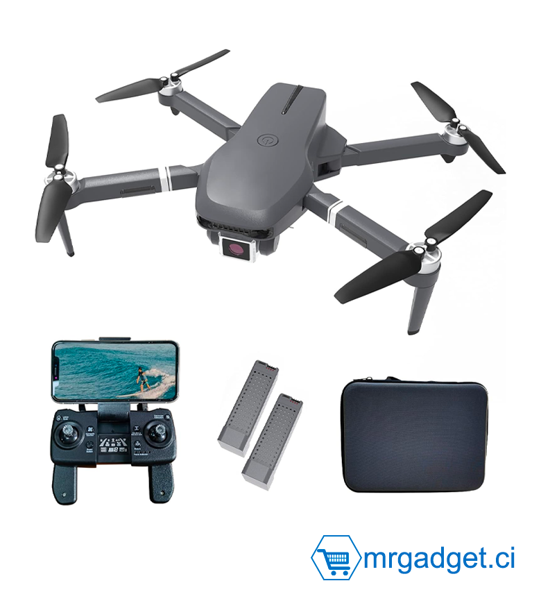IDEA 31 Drone GPS Pliable avec Caméra Professionnelle Caméra HD FPV, Positionnement du Flux Optique, Moteur Brushless, Mode sans Tête, Drones 5GHz pour Adultes/Débutants