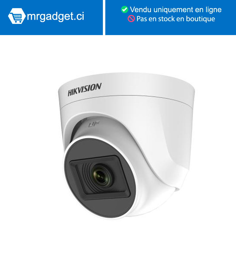 HikvisionDS-2CE76D0T-EXIPF(2.8mm)(O-STD)  Caméra à tourelle fixe intérieure de 2 MP