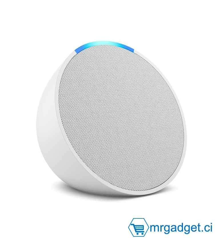 Echo Pop Enceinte connectée Bluetooth et Wi-Fi compacte au son riche, avec Alexa - Gris