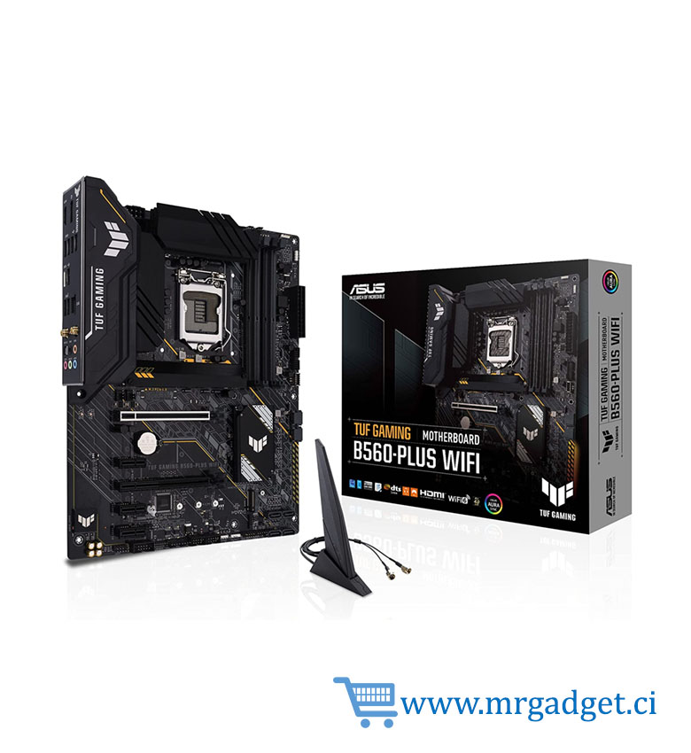 Asus TUF Gaming B560-PLUS WiFi - Carte Mère Intel B560 LGA 1200 ATX, PCIe 4.0, 2x M.2, Thunderbolt 4, Aura Sync RGB