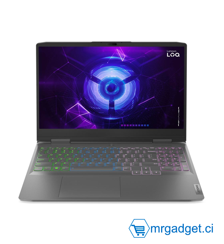 Lenovo LOQ 15IRH8 - Ordinateur Portable Gaming 15,6'' Full HD Intel Core i5-13420H (13e gén.) Octa-Core, 16 Go RAM, 1 To SSD, NVIDIA GeForce RTX 3050, Gris Tempête