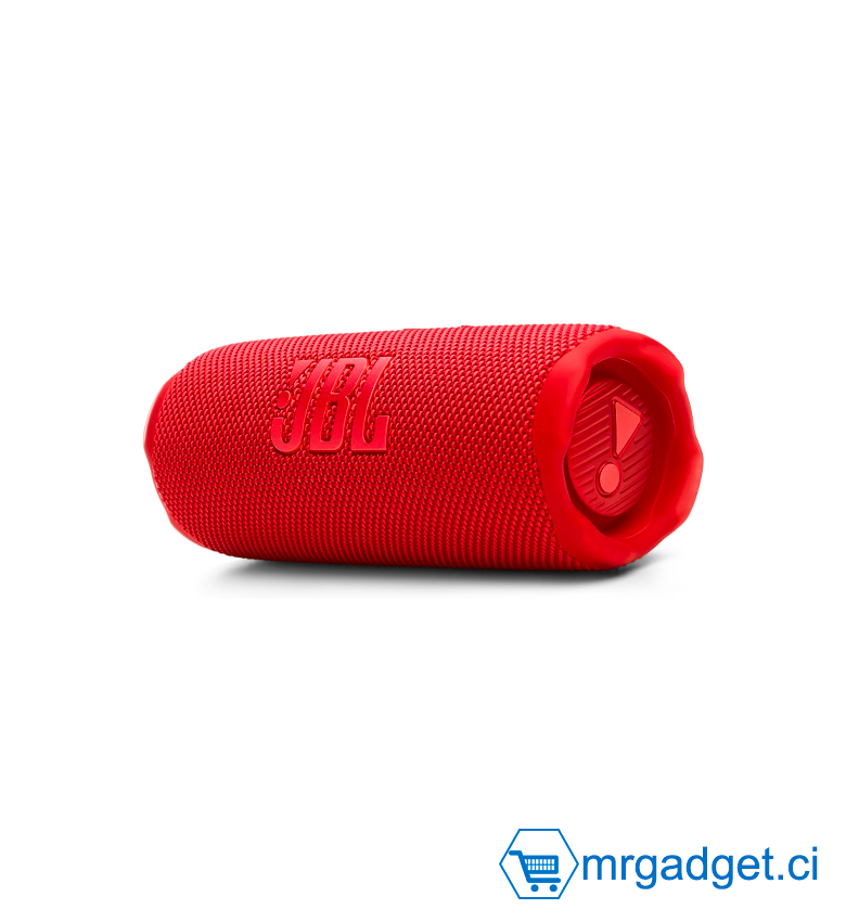 JBL Flip 7, Enceinte Bluetooth Portable sans Fil, 16 Heures d’autonomie, étanche IP68, résistante à la poussière et aux Chocs, Son Pro avec IA Boost, Connexion Multi-Enceintes Auracast, Rouge