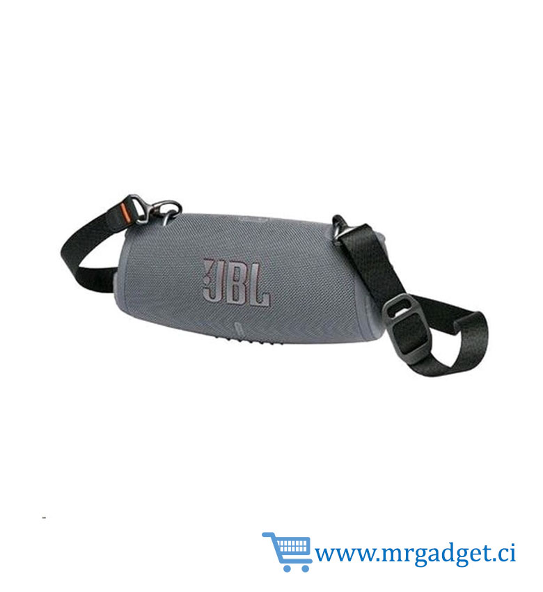JBL Xtreme 3 – Enceinte Bluetooth Portable, Basses Profondes, Étanche, Powerbank Intégré, 15h d'Autonomie – Gris