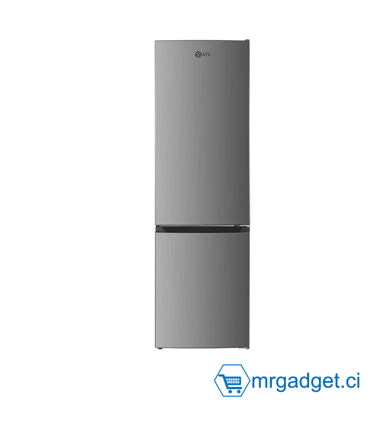 REFRIGERATEUR ATL COMBINE 03 TIRROIRS/ 262L/ 02 PORTES/ INOX&SILVER