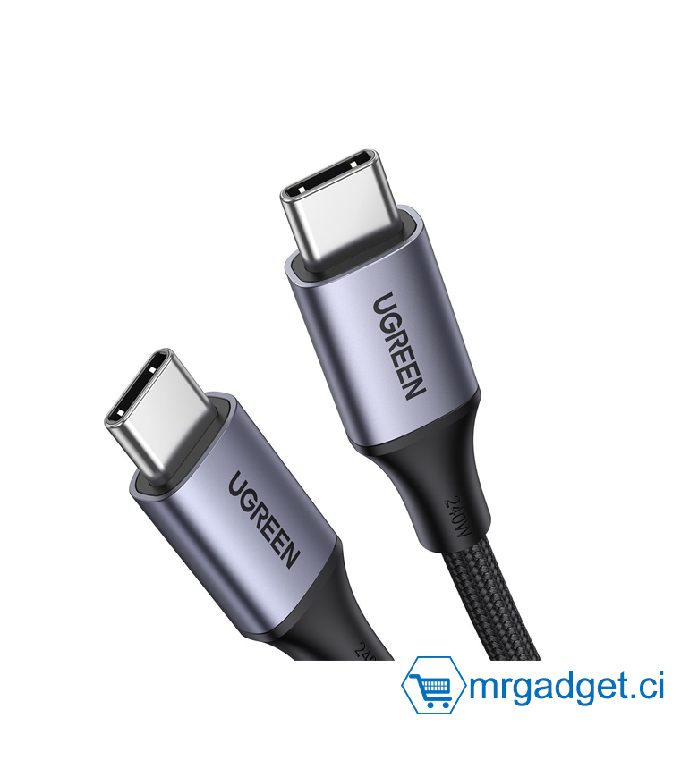 Câble Ugreen Câble USB Type C - USB Type C  240W 5A 2m gris UGREEN US535 90440 #10081
