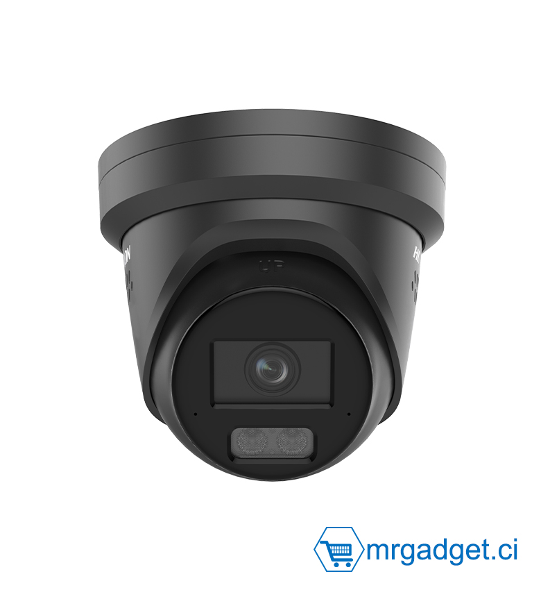 HIKVISION DS-2CD2387G3-LIS2UY/SRB 2.8 mm – Caméra IP Tourelle 8MP 4K ColorVu 3.0, Smart Hybrid Light, AcuSense IA, Double Micro Intégré, Audio Bidirectionnel, Alarme Sonore & Flash, PoE, H.265+, WDR 130 dB, IP67.