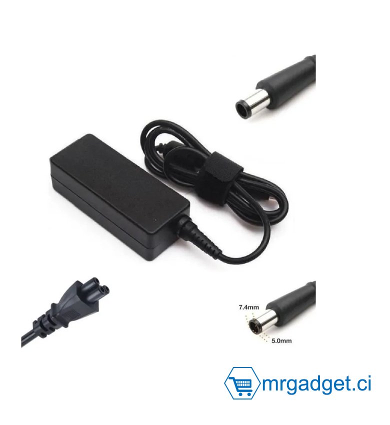 Chargeur 65W PC LENOVO 20V 3.25A Bout USB + Cable - Ref #CH01 - Noir