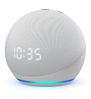 Echo Dot (4e generation), Enceinte connectée avec horloge et Alexa, Blanc