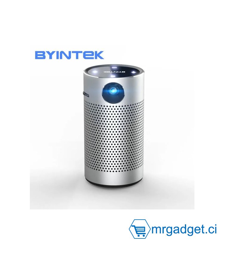 Byintek P7 - Mini Projecteur Portable Autonome Full HD - Android 8.1 OS WIFI Bluetooth