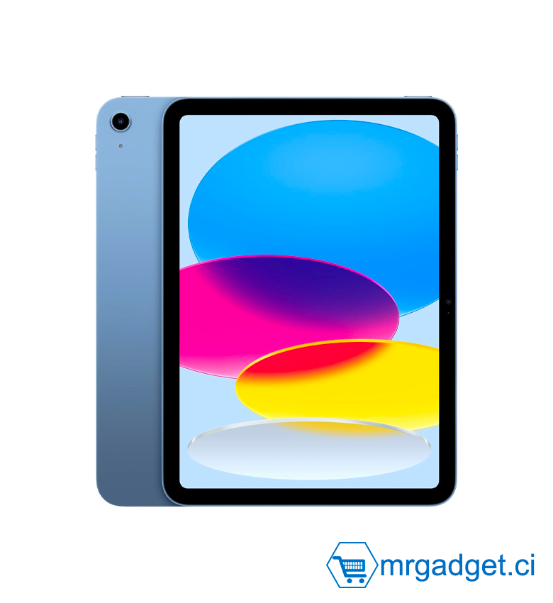 Apple iPad avec Puce A16 : Écran Liquid Retina 11 Pouces, 128 Go, Wi-FI 6, caméras Avant/arrière 12 Mpx, Touch ID, Tablette IPad– Argent