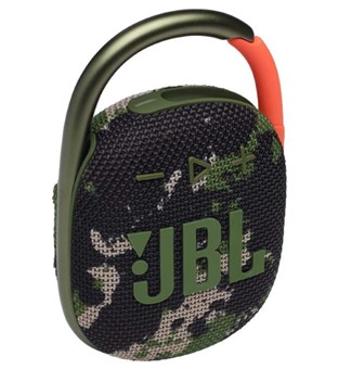 JBL Clip 4 – Enceinte Bluetooth Portable avec Mousqueton, Étanche, 10h d'Autonomie – Camouflage