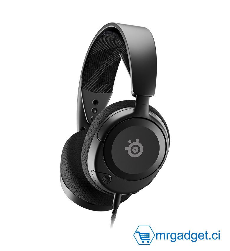 SteelSeries Arctis Nova 1 - Casque Gaming Multi-Système Son Spatial 360°, Noir